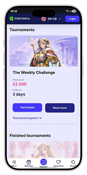 Fortunica Casino Weekend bonus