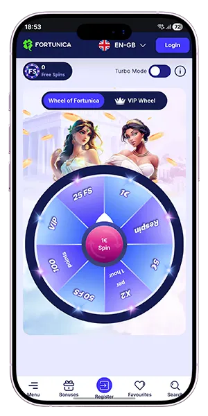 Fortunica Casino Wheel of fortune